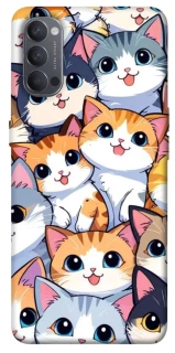 Чохол на Oppo Reno 4 Cute Cat v2 фото 1 з 1