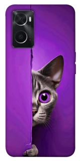Чохол на Oppo A76 4G Кіт-підглядач фото 1 з 1