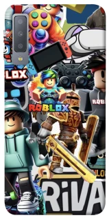 Чохол на Samsung A750 Galaxy A7 (2018) Roblox collage ver.1 фото 1 з 1