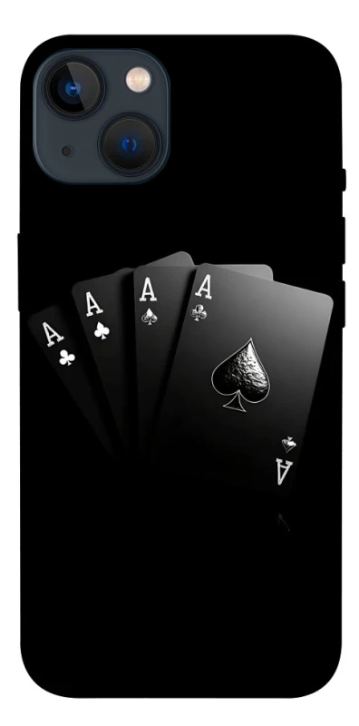 Чохол на Apple iPhone 13 (6.1") Black Cards фото 1 з 1