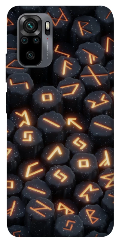 Чехол на Xiaomi Poco M5s Огненые руны фото 1 из 1