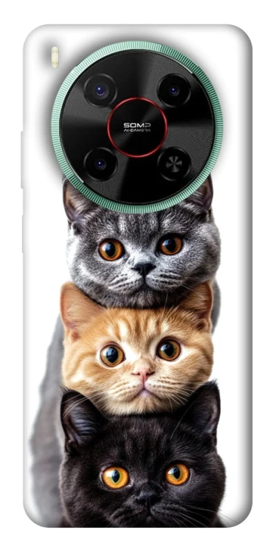 Чехол на ZTE Nubia V70 Max Красивые котики фото 1 из 1