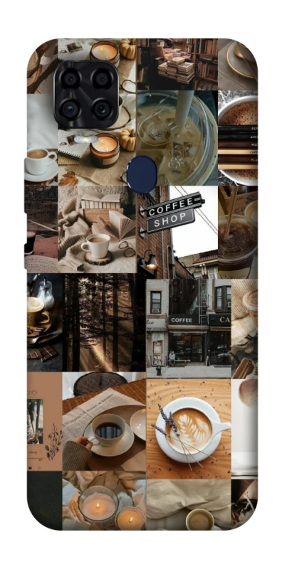 Чохол на ZTE Blade v2020 Coffee collage ver.3 фото 1 з 1