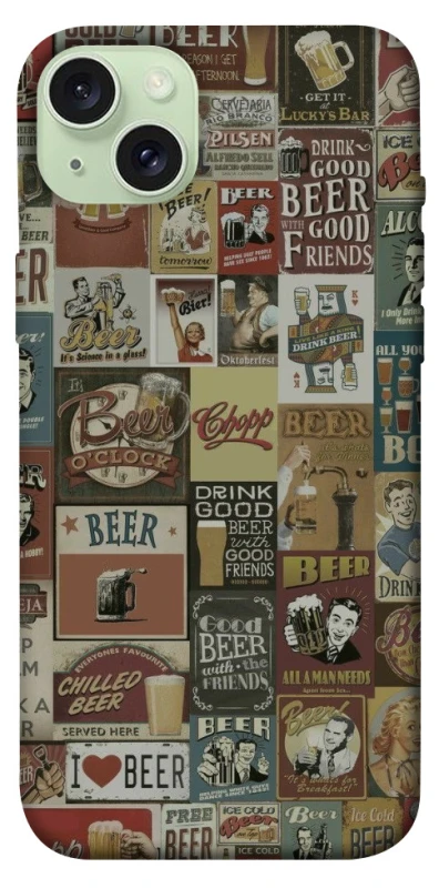 Чохол на Apple iPhone 15 Plus (6.7") Retro collage ver.1 фото 1 з 1