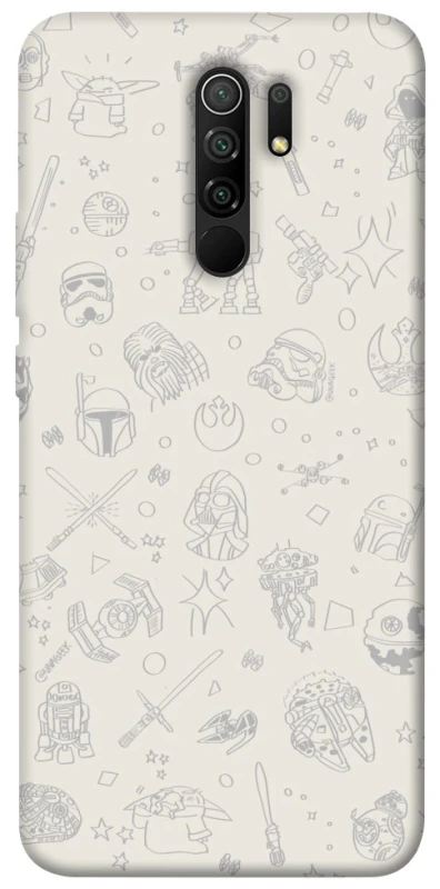 Чохол на Xiaomi Redmi 9 Star Wars background ver.1 фото 1 з 1