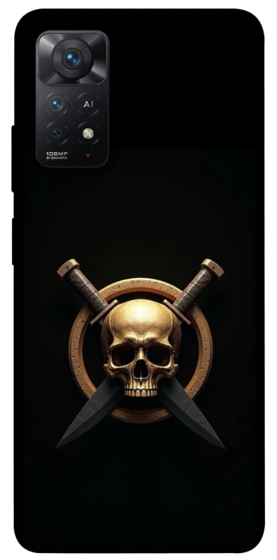 Чехол на Xiaomi Redmi Note 12 Pro 4G Golden Skull фото 1 из 1