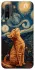 Чехол на Xiaomi Redmi 9T van gogh cat фото 1 из 1