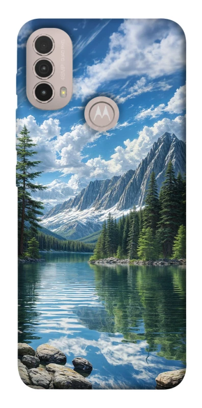 Чехол на Motorola Moto E40 River in the mountains фото 1 из 1