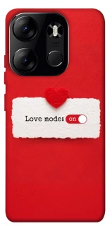 Чохол на Tecno Spark Go 2023 Love Mode ON фото 1 з 1