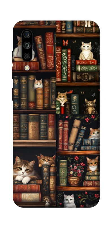 Чехол на ZTE Blade A7s (2019) Cats & Books фото 1 из 1