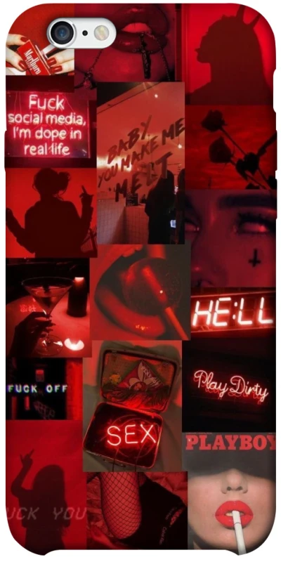 Чехол на Apple iPhone 6/6s plus (5.5") Love collage ver.3 фото 1 из 1