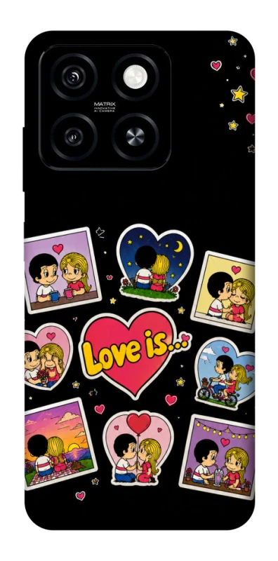 Чехол на ZTE Blade A55 4G Love is ver.2 фото 1 из 1