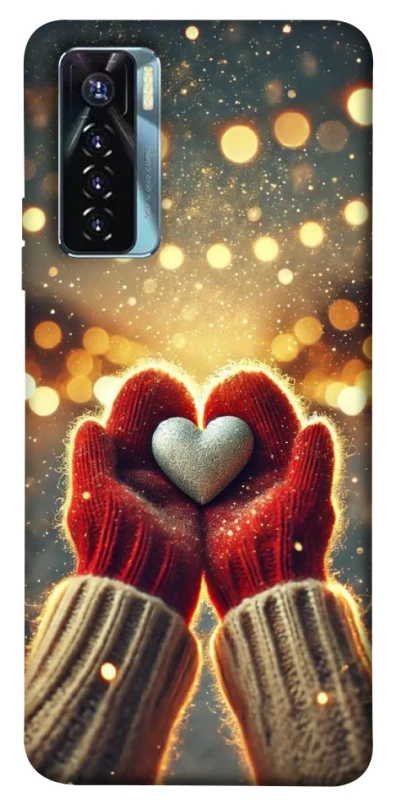 Чехол на TECNO Camon 17 Pro Heart in hand фото 1 из 1
