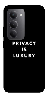 Чохол на Xiaomi Redmi 15 (EU) Privacy is luxury фото 1 з 1