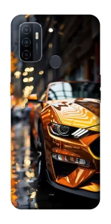 Чохол на Oppo A53 / A32 / A33 Golden sports car фото 1 Чохол на Oppo A53 / A32 / A33 Golden sports car фото 1 з 1