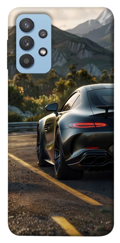 Чехол на Samsung Galaxy M32 Car in the mountains фото 1 из 1