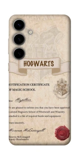 Чехол на Samsung Galaxy S25 The Hogwarts acceptance letter фото 1 из 1