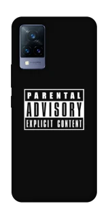 Чохол на Vivo V21 Parental Advisory Label фото 1 Чохол на Vivo V21 Parental Advisory Label фото 1 з 1