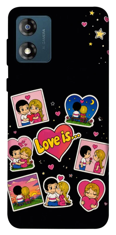Чохол на Motorola Moto E13 Love is фото 1 з 1