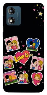 Чехол на Motorola Moto E13 Love is фото 1 из 1