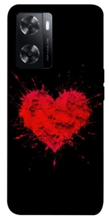 Чохол на Oppo A77s Splash heart фото 1 з 1