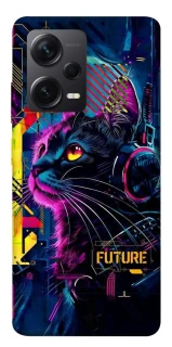 Чехол на Xiaomi Redmi Note 12 Pro 5G Cyber Cat v2 фото 1 из 1