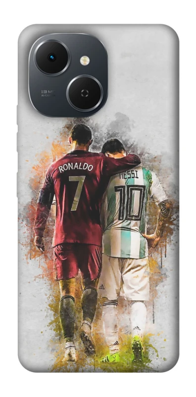 Чехол на TECNO Spark 40C Ronaldo и Messi фото 1 из 1