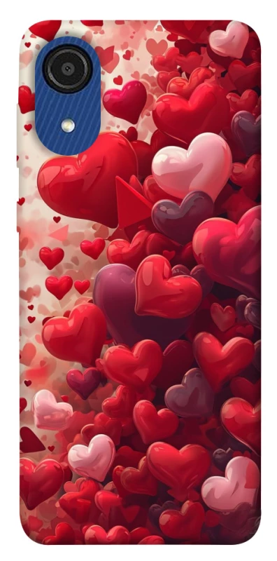 Чехол на Samsung Galaxy A03 Core Many hearts фото 1 Чехол на Samsung Galaxy A03 Core Many hearts фото 1 из 1