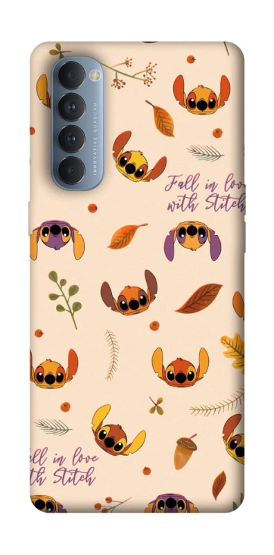 Чохол на Oppo Reno 4 Pro Fall in love with Stitch фото 1 з 1