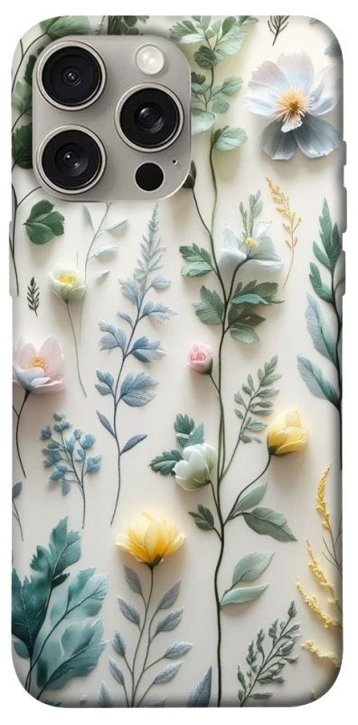Чохол на Apple iPhone 15 Pro Max (6.7") Floral design ver.4 фото 1 з 1