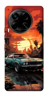 Чехол на TECNO Camon 30 (CL6) Car at sunset фото 1 из 1