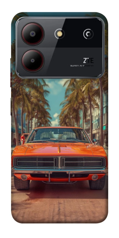 Чехол на ZTE Blade A54 4G Tropical car фото 1 из 1