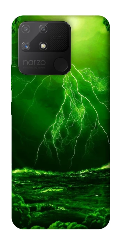 Чехол на Realme Narzo 50A Молния v2 фото 1 из 1