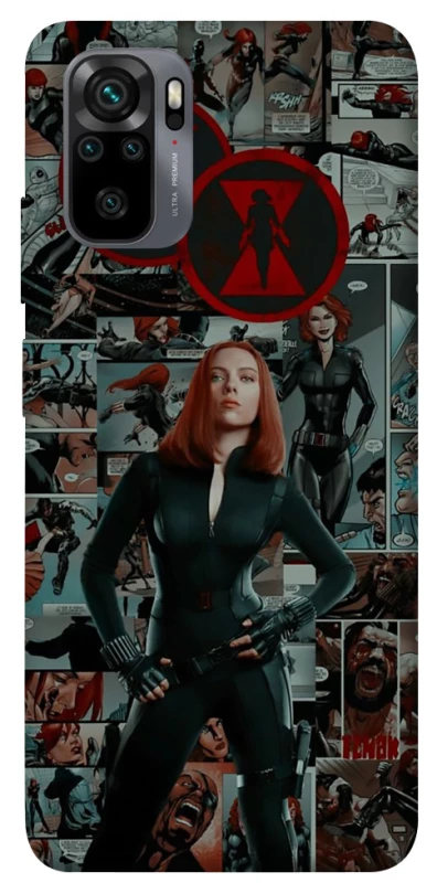 Чохол на Xiaomi Redmi Note 10 / Note 10s Black Widow фото 1 з 1