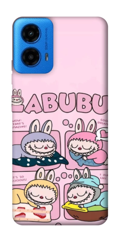 Чохол на Motorola Moto G45 Labubu Dreams Collage фото 1 з 1