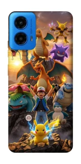 Чехол на Motorola Moto G45 Pokemon фото 1 из 1