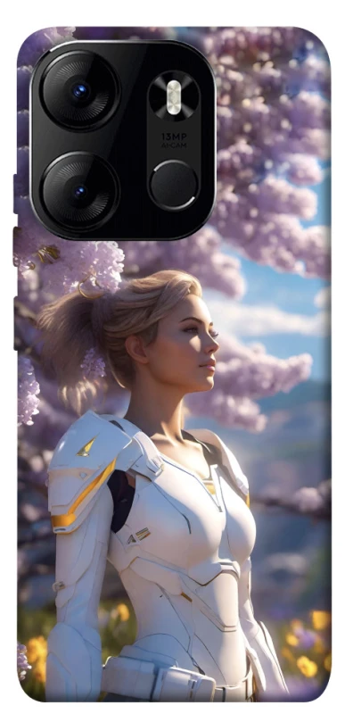 Чохол на Tecno Spark Go 2023 Cyber space girl ver.1 фото 1 з 1