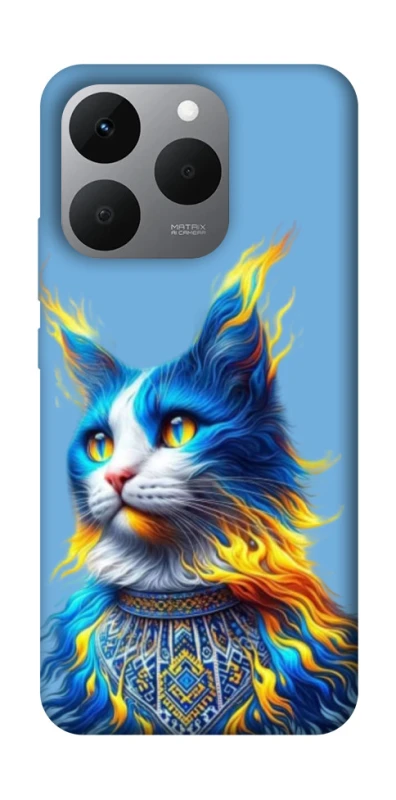 Чохол на Realme 15T Кіт патріот фото 1 з 1