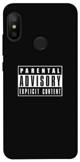 Чехол на Xiaomi Mi A2 Lite / Xiaomi Redmi 6 Pro Parental Advisory Label фото 1 из 1