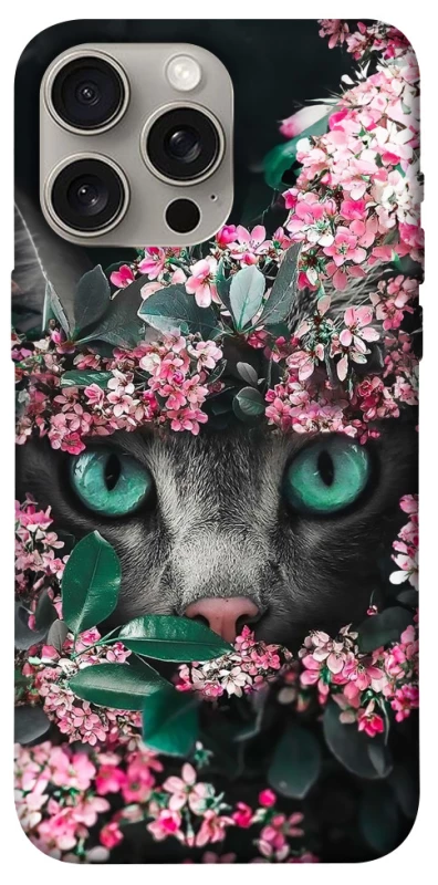 Чохол Кіт в квітах фото 1 з 1