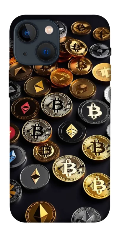 Чохол на Apple iPhone 13 mini (5.4") Many coins фото 1 з 1