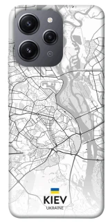 Чохол на Xiaomi Redmi 12 Kiev white map фото 1 з 1