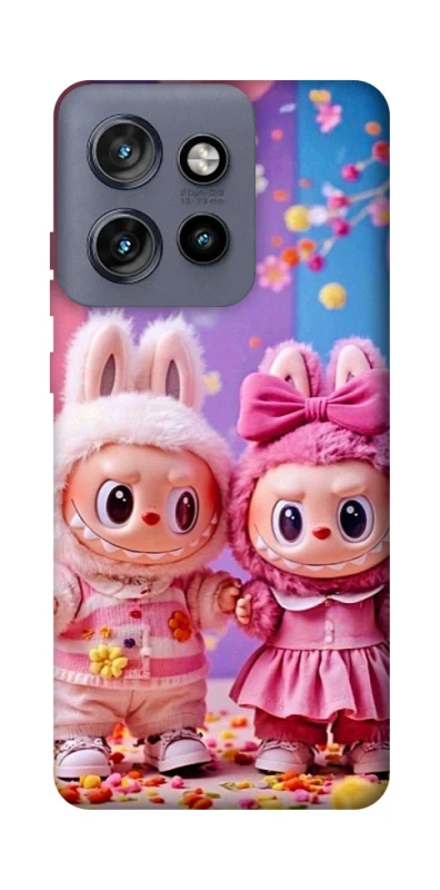 Чохол на Motorola Edge 50 Neo Labubu twins ver.2 фото 1 з 1