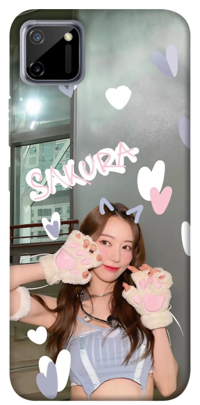 Чехол на Realme C11 Sakura - LE SSERAFIM фото 1 из 1