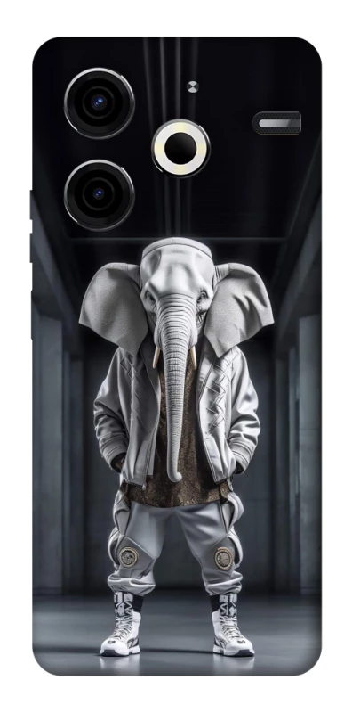 Чехол на TECNO Pova 6 Neo (LI6) Слон v2 фото 1 из 1