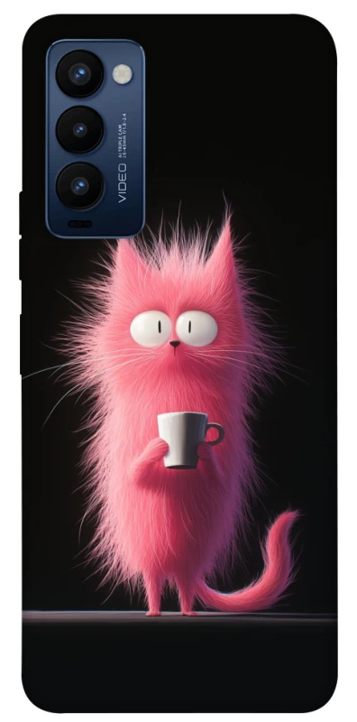 Чехол на TECNO Camon 18 Розовый котёнок фото 1 из 1