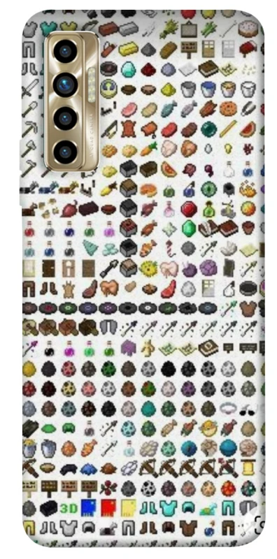 Чохол на TECNO Camon 17P Minecraft v2 фото 1 з 1