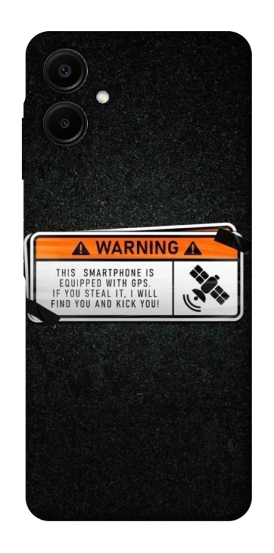 Чохол на Samsung Galaxy A06 Warning фото 1 з 1