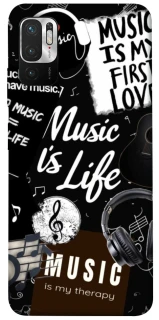 Чохол на Xiaomi Poco M3 Pro 4G / 5G Music is Life фото 1 з 1