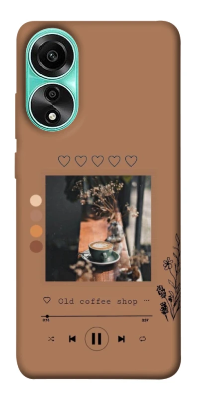 Чехол на Oppo A78 4G Coffee player фото 1 из 1